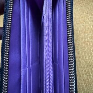 Travelon Purple Zip Around Wallet